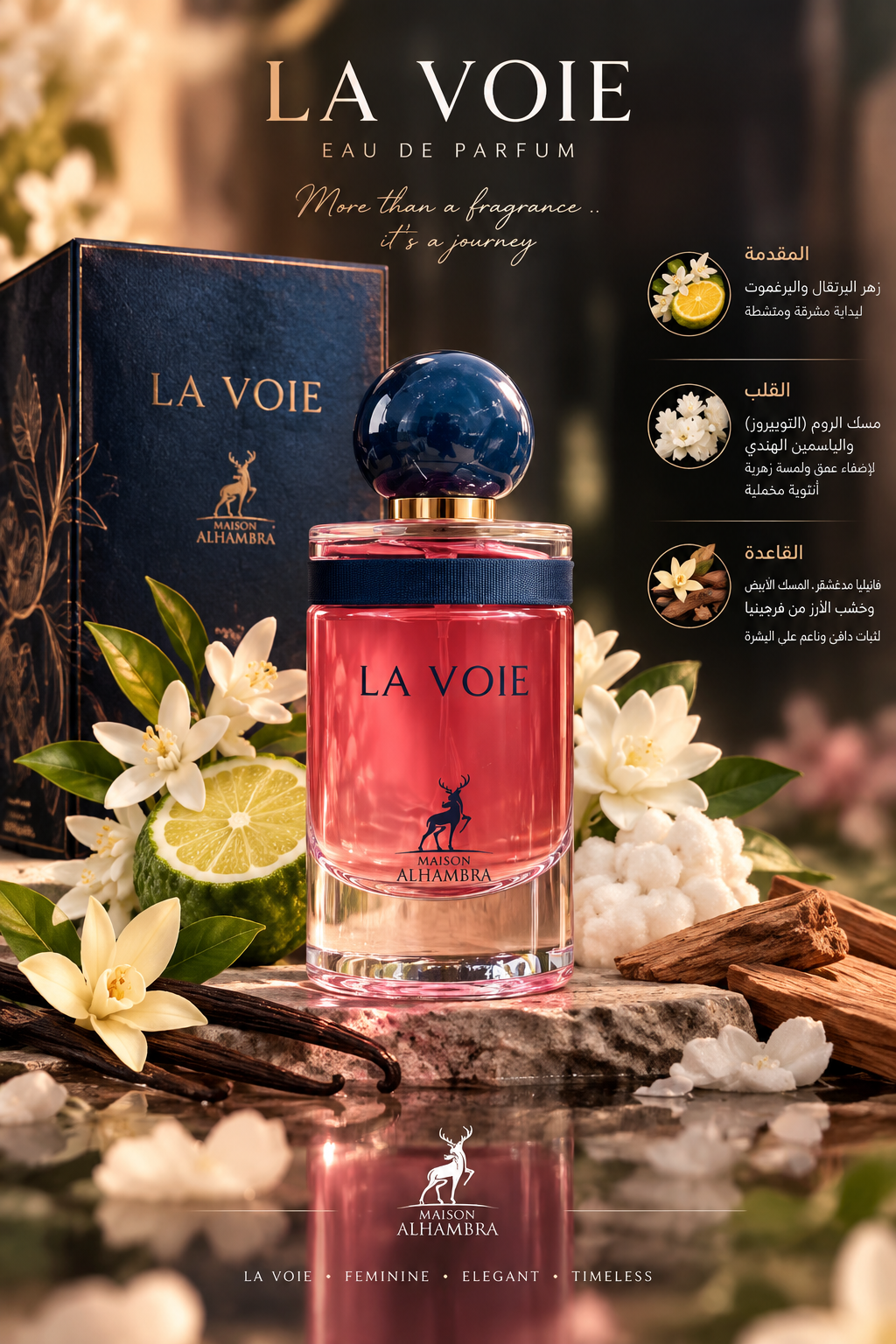 عطر LA VOIE Eau De Parfum من MAISON ALHAMBRA
