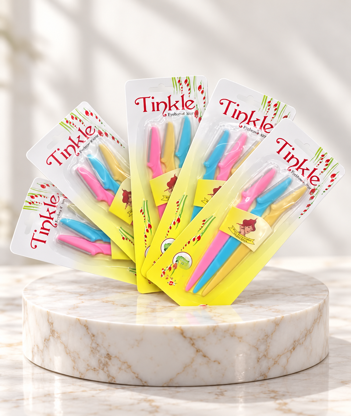 شفرات تينكل Tinkle الأصلية للوجه والحواجب