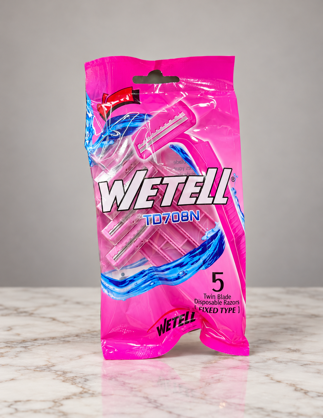 بكيت شفرات حلاقة نسائية WETELL