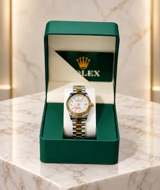 ساعة رولكس ستاتي مع كفالة سنتين