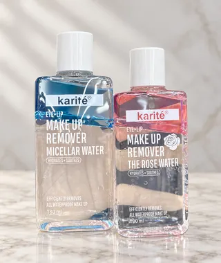 مزيل مكياج ميسيلار كاريتي للعين والشفاه karité 180ml
